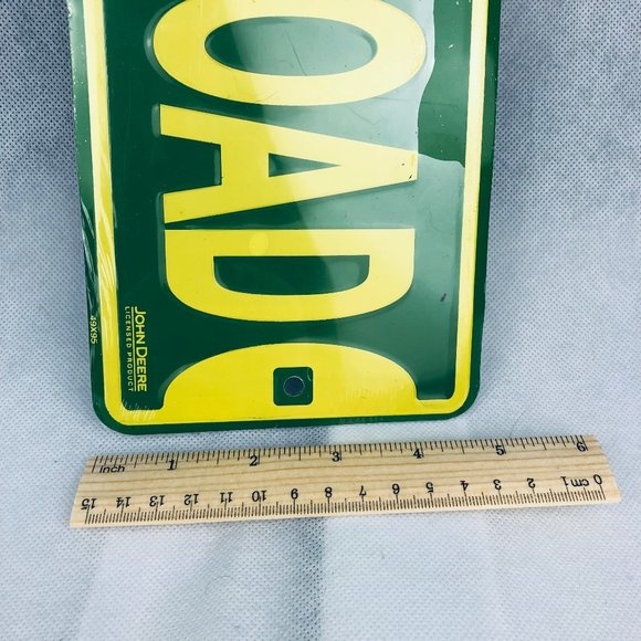 John Deere Metal Sign 24 inches by 5 inches Licensed Product - Picture 4 of 4